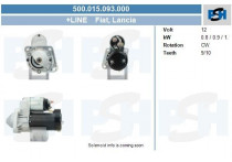 Startmotor Fiat 0.8 kw