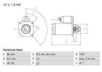 Startmotor / Starter