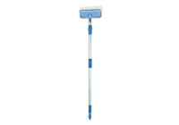 Brosse de lavage télescopique – 140-240 cm avec raccordement à l'eau