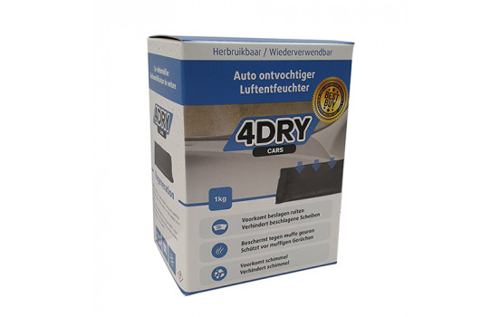 Déshumidificateur de voiture réutilisable 4Dry 1kg