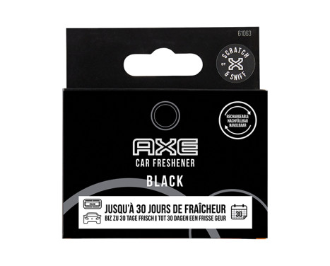 AX Refill Air Freshener Alu Holder Noir 2 pièces