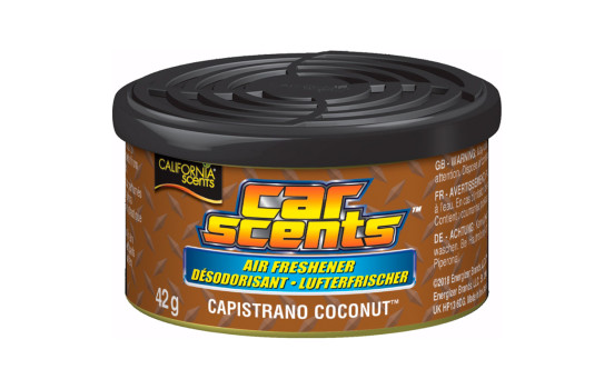 California Scents Désodorisant Capistrano Noix de Coco Canette 42gr