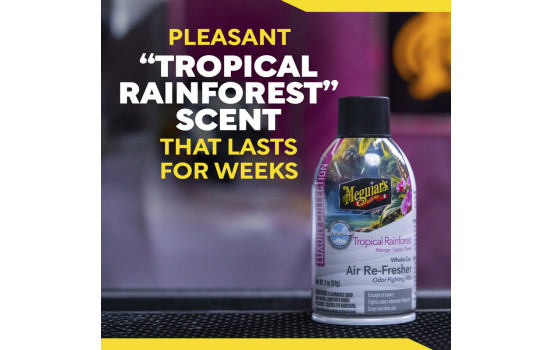 Désodorisant pour voiture Meguiar's Tropical Rainforest, aérosol 57 g, Image 6