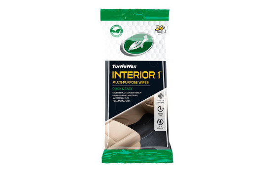 Turtle Wax 54094 Intérieur 1 Lingettes nettoyantes intérieures 24 pièces