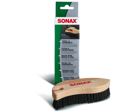 Brosse en cuir et textile Sonax