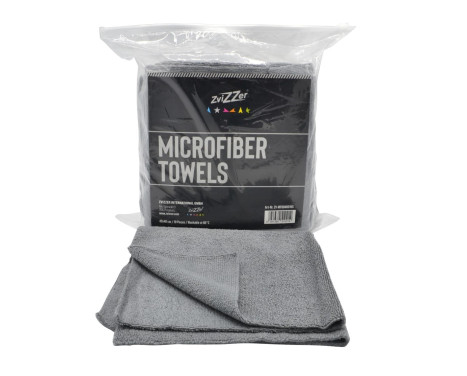 Chiffon microfibre ZviZZer Noir - 40x40cm - 10 pièces