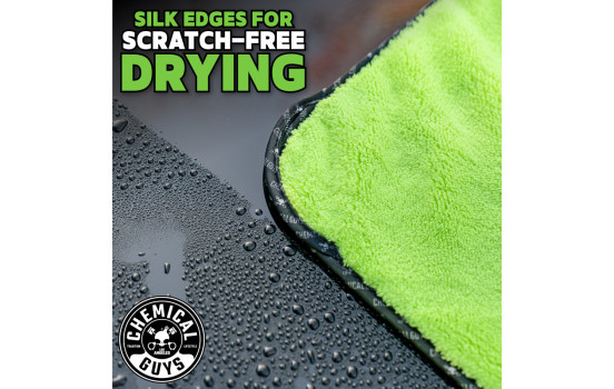 Serviette de séchage ultra-douce Chemical Guys Speed Mammoth Ultimate - Vert fluo 25 x 30 po, Image 3