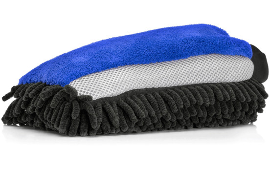 Gant de lavage en microfibre Nuke Guys 3 Way Wonder bleu