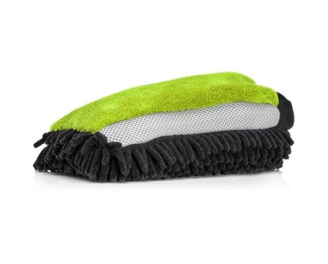 Gant de lavage en microfibre Nuke Guys 3 Way Wonder vert