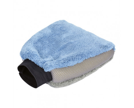 Protecton Gant de lavage de voiture en microfibre bicolore