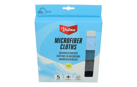 Chiffons en microfibre Valma, lot de 5, Image 2