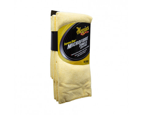 Meguiars Supreme Shine Microfiber 40x60cm, lot de 6 pièces