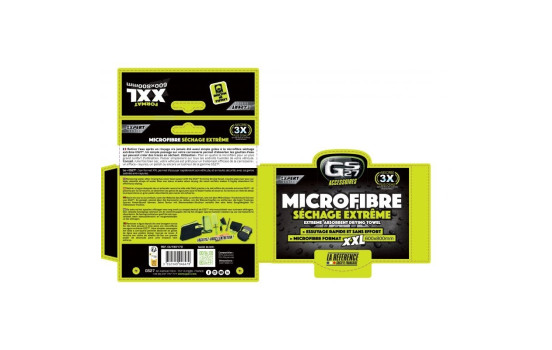 Serviette de séchage extrême GS27 XXL en microfibre, Image 3