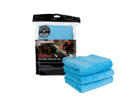 Serviette en microfibre professionnelle Chemical Guys Workhorse – Bleue 40 x 40 cm (lot de 3)