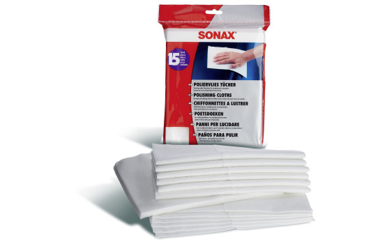 Sonax Chiffons de nettoyage 15 pièces