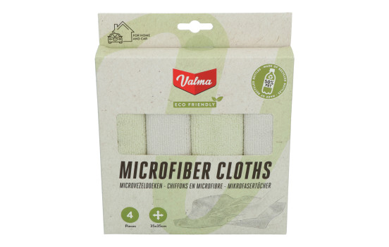 Valma ECO Chiffons en microfibre 4 pièces GRS, Image 5