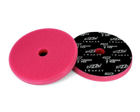 Tampon de polissage ZviZZer Thermo Trapez Rose à coupe agressive - 90 mm
