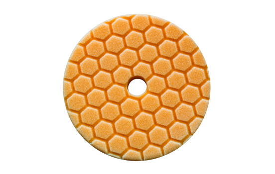 Tapis de découpe moyen-lourd Chemical Guys Hex-Logic Quantum orange (6,5 pouces)