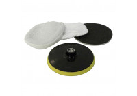 Jeu de disques de polissage Carpoint pour machine à polir et à lustrer 150 mm