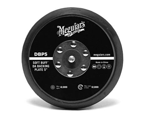 Meguiars Soft Buff Backing Plate 5'', Image 2