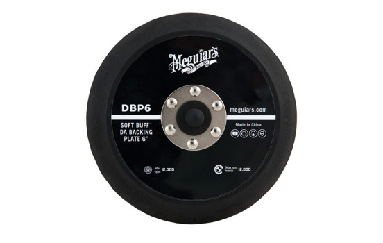 Plaque de support Meguiars Soft Buff 6 '' pour polisseuse double action, Image 2