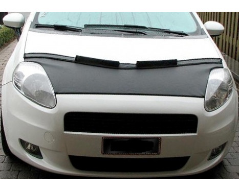 Bra de Capot Protège Fiat Grande Punto 2005-2008 noir