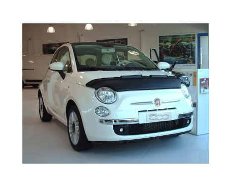 Protège Bra de Capot Fiat 500 2007- noir, Image 2