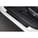 Seuils de Porte Universels 'Riffled Plate' Aluminium/Noir Mat - 2 Pièces - 54 x 4 cm
