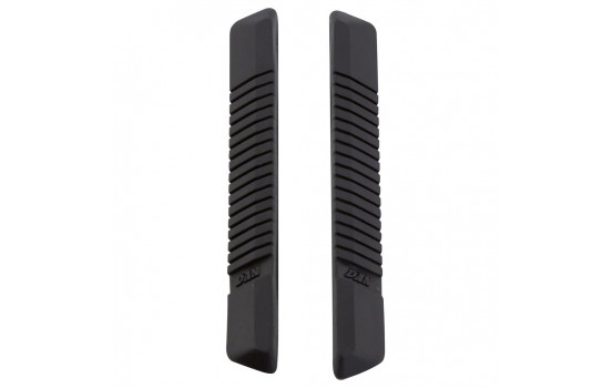 Carpoint Baguette de porte Noir 2 pièces 110 mm