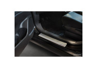 Garnitures de seuil de porte Avisa RVS pour Mitsubishi Outlander III 2012-2020 (y compris versions hybrides rechargeable