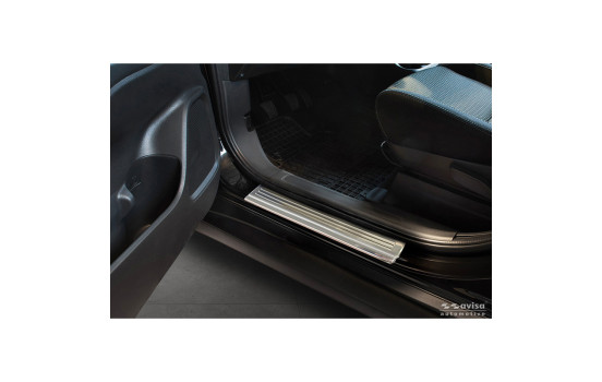 Garnitures de seuil de porte Avisa RVS pour Mitsubishi Outlander III 2012-2020 (y compris versions hybrides rechargeable