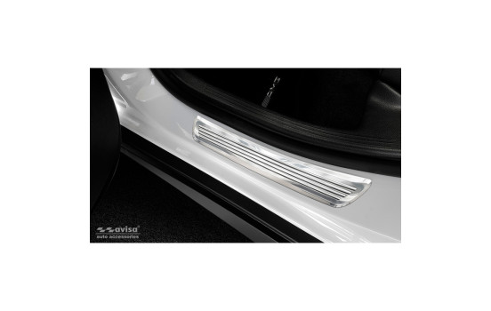Seuil de porte en acier inoxydable pour Mercedes GLC/GLC Coupé 2015-2019 & FL 2019- 2 pièces