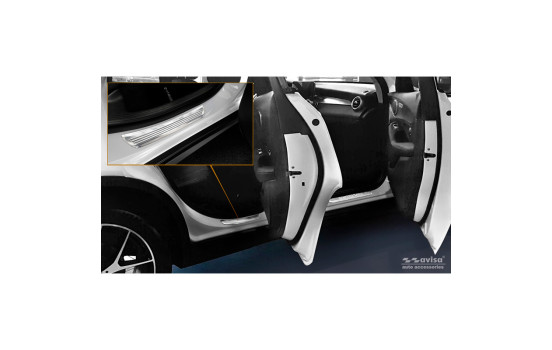 Seuil de porte en acier inoxydable pour Mercedes GLC/GLC Coupé 2015-2019 & FL 2019- 2 pièces, Image 3