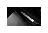 Seuil de porte en inox adaptable à BMW X6 (G06) 2019- 'Lines' - 4 pièces