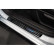 Seuil de porte Inox noir adaptable à Renault Clio V 2019- 'Hybrid' - 2 pièces, Vignette 2