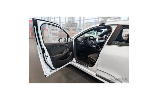 Seuil de porte Inox noir adaptable à Renault Clio V 2019- 'Hybrid' - 2 pièces, Image 4