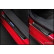 Seuils de porte en acier inoxydable noir brillant sur mesure pour Opel Astra (L) Hatchback 2021- 'Hybrid' - 4 pi, Vignette 5