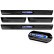 Seuils de porte en acier inoxydable noir brillant sur mesure pour Opel Astra (L) Hatchback 2021- 'Hybrid' - 4 pi, Vignette 6