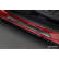 Seuils de porte en acier inoxydable noirs sur mesure pour Honda ZR-V (RZ4) 2023- - 'Lines' - 4 pièces, Vignette 3
