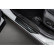 Seuils de porte en acier inoxydable noirs sur mesure pour Lexus NX II 2021 - 'Lines' - 4 pièces
