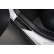 Seuils de porte en acier inoxydable noirs sur mesure pour Lexus NX II 2021 - 'Lines' - 4 pièces, Vignette 4