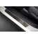 Seuils de porte en acier inoxydable noirs sur mesure pour Mazda CX-60 (KH_) 2022- - 'Lines' - 4 pièces, Vignette 2