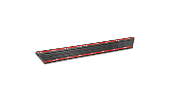 Seuils de porte en acier inoxydable noirs sur mesure pour Mazda CX-60 (KH_) 2022- - 'Lines' - 4 pièces, Image 6
