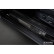 Seuils de porte en acier inoxydable noirs sur mesure pour Volkswagen Passat 3G Berline/Variant 2014-2023 - 'Lines, Vignette 2