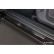 Seuils de porte en acier inoxydable noirs sur mesure pour Volkswagen Tiguan III (CT1) 2024- - 'Lines' - 4 pièce, Vignette 2