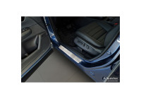 Seuils de porte en acier inoxydable sur mesure pour Honda CR-V VI (RS_) 2023 - 'Lines' - 4 pièces