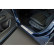Seuils de porte en acier inoxydable sur mesure pour Honda CR-V VI (RS_) 2023 - 'Lines' - 4 pièces