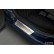 Seuils de porte en acier inoxydable sur mesure pour Honda CR-V VI (RS_) 2023 - 'Lines' - 4 pièces, Vignette 4