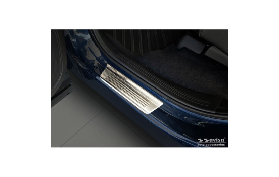 Seuils de porte en acier inoxydable sur mesure pour Honda CR-V VI (RS_) 2023 - 'Lines' - 4 pièces, Image 4