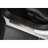 Seuils de porte en acier inoxydable sur mesure pour Opel Mokka II 2020 - 'Lines' - 4 pièces